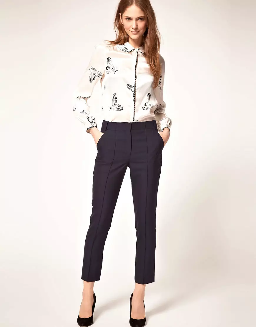 Modne hlače 2021: Ženske elegantne modele, modni trendi 917_165