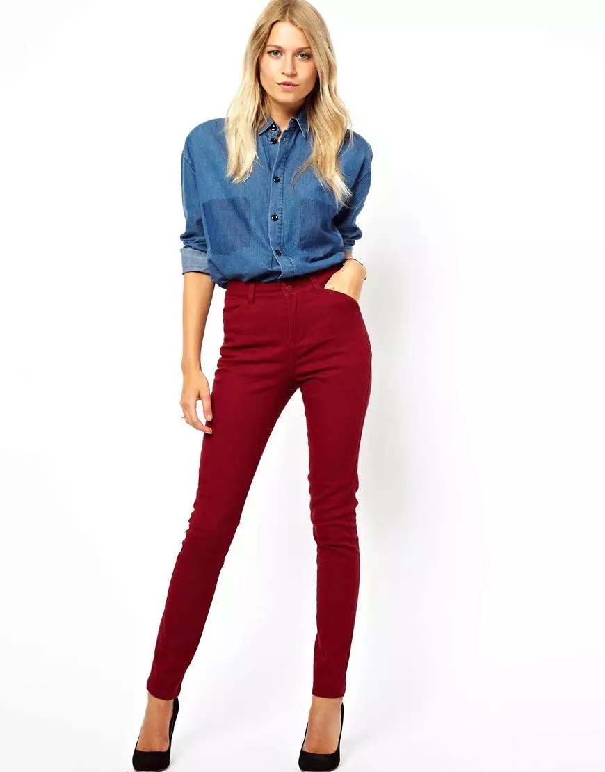 Modne hlače 2021: Ženske elegantne modele, modni trendi 917_214