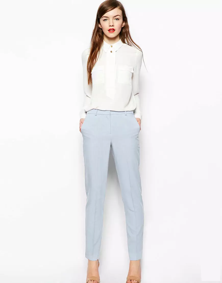 Modne hlače 2021: Ženske elegantne modele, modni trendi 917_22