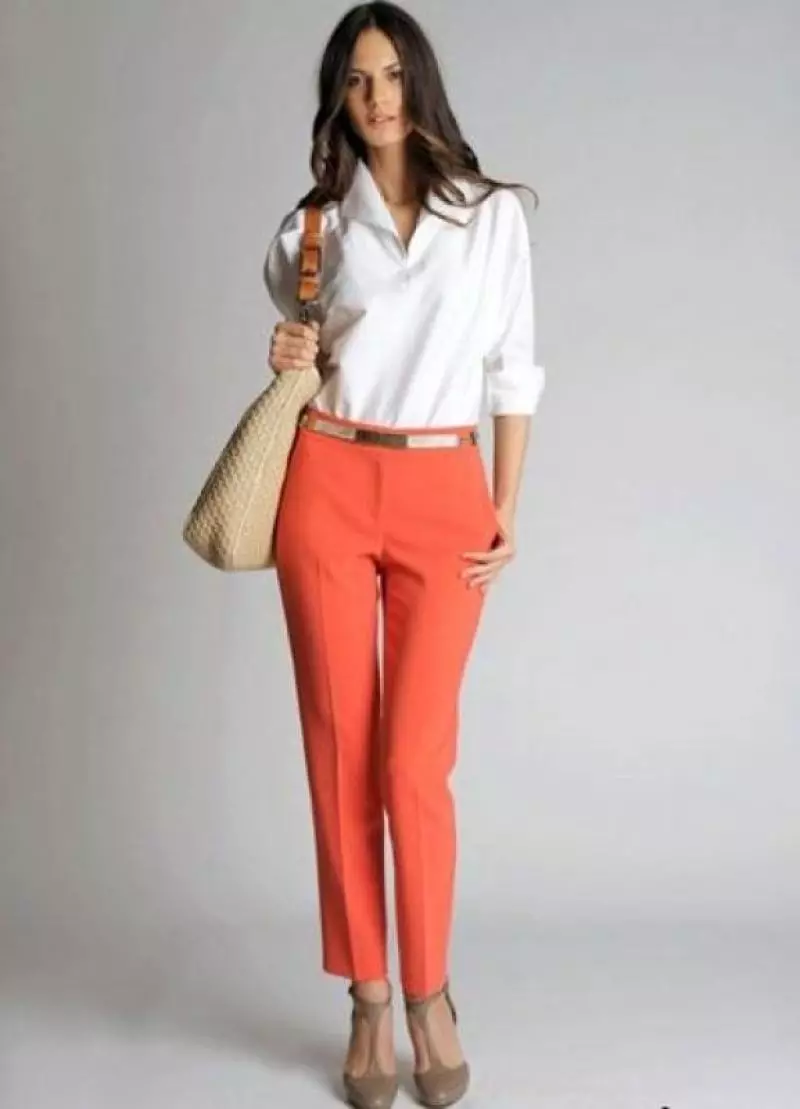 Modne hlače 2021: Ženske elegantne modele, modni trendi 917_227