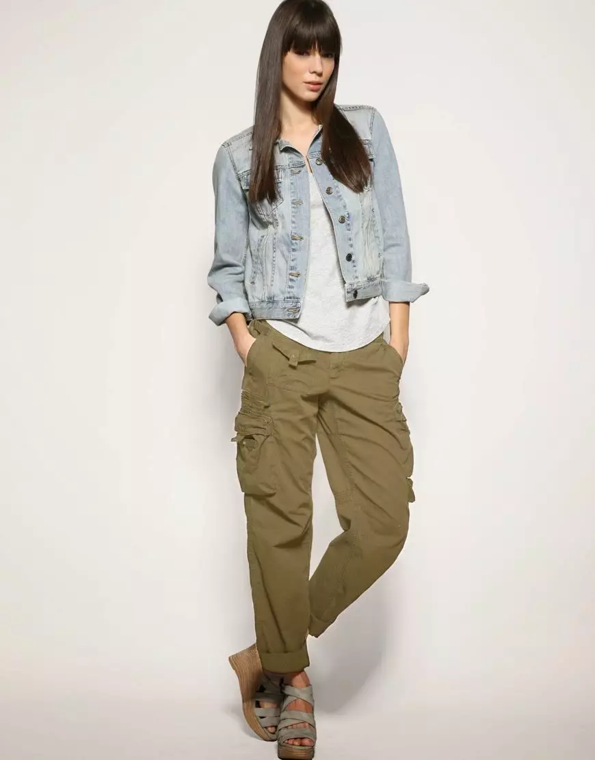 Fashion Pants 2021: Аялдардын стилдүү моделдери, мода тенденциялары 917_243