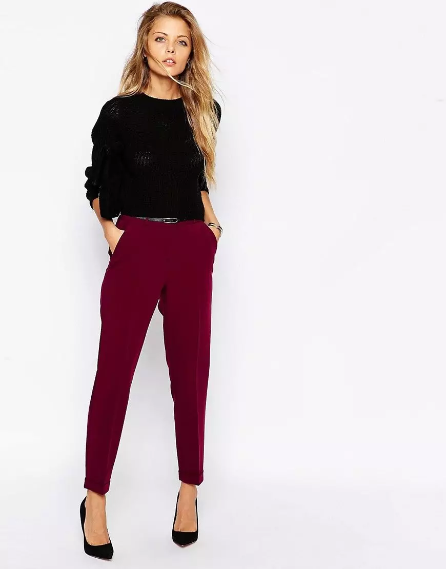 Modne hlače 2021: Ženski elegantni modeli, modni trendovi 917_25