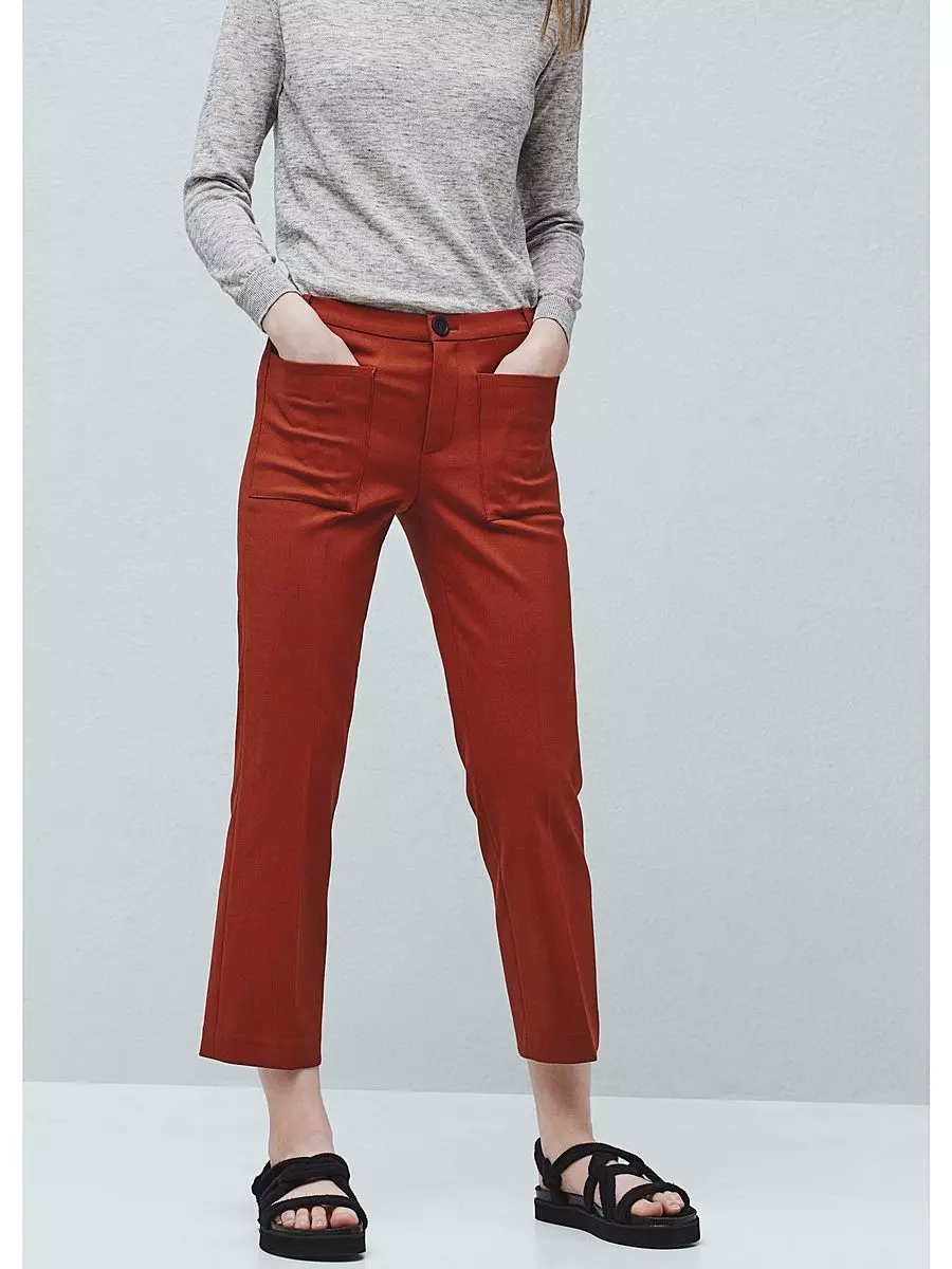 Модне панталоне 2021: Женски стилски модели, модни трендови 917_314