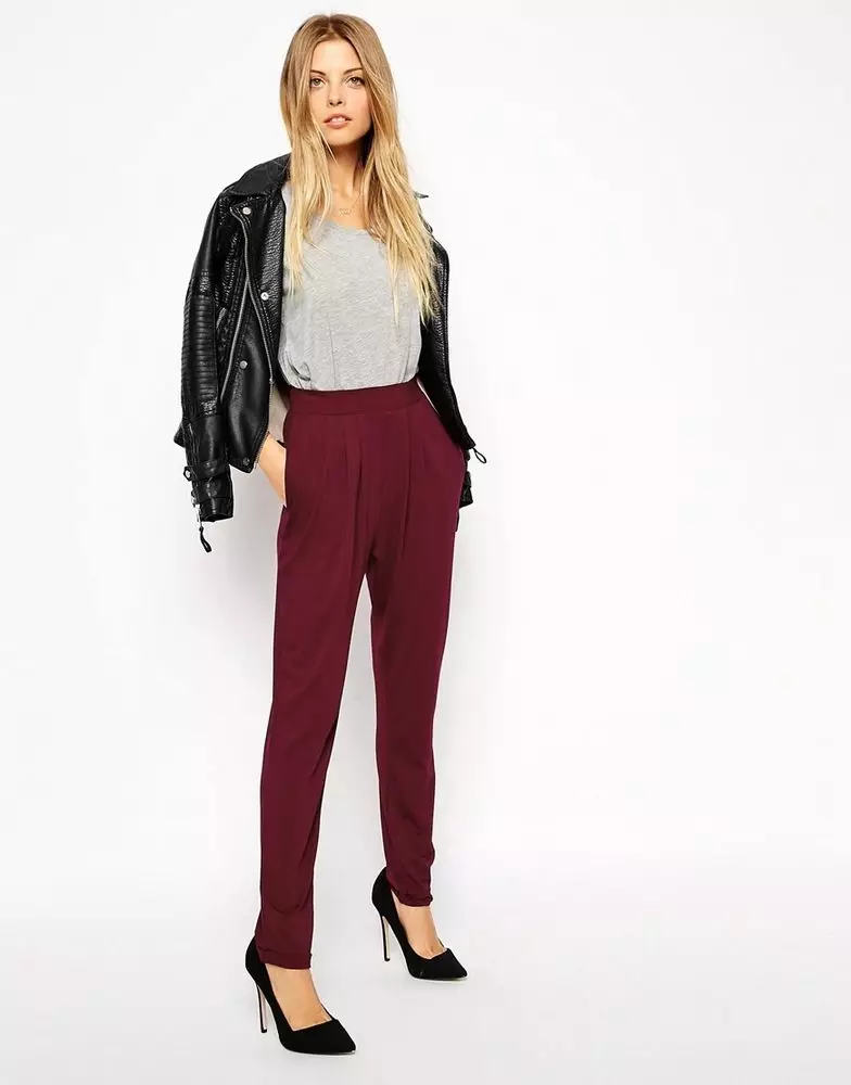 Modne hlače 2021: Ženske elegantne modele, modni trendi 917_364