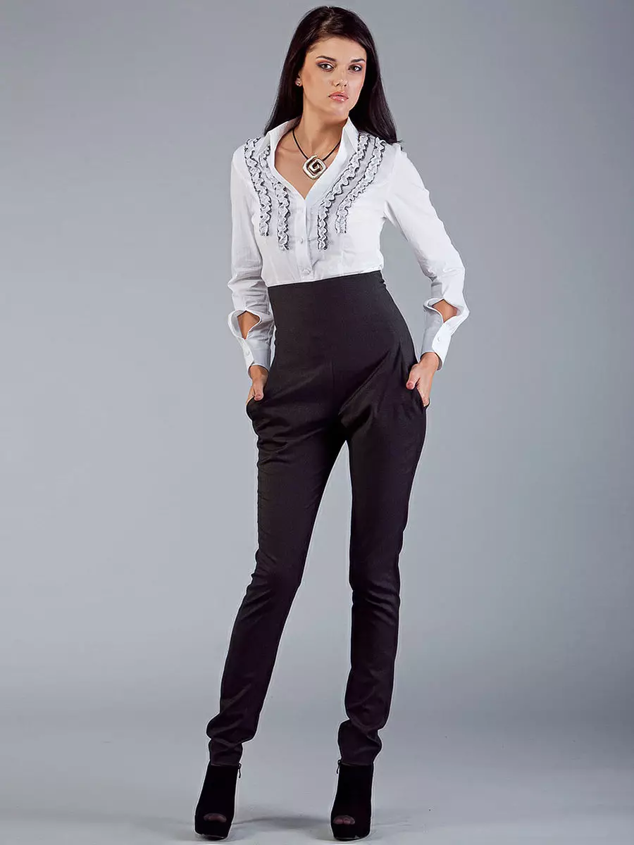 Modne hlače 2021: Ženski moderni modeli, modni trendovi 917_49