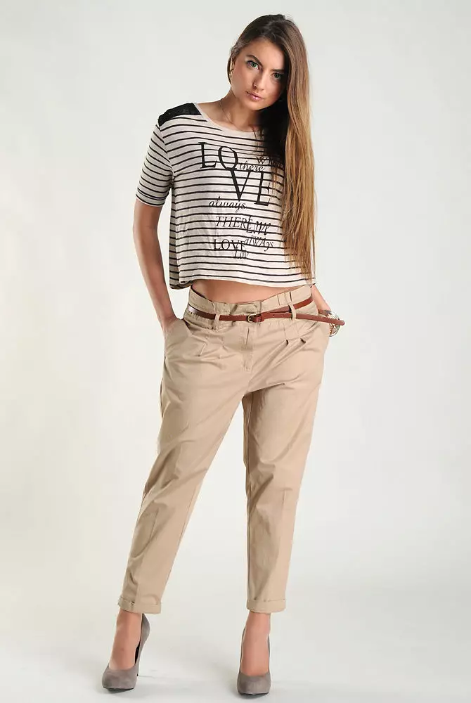 Pantaloni di moda 2021: modelli eleganti da donna, tendenze della moda 917_81