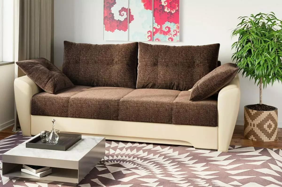 Fissure Sofas: Corner és egyenes hajtogatás és más jó minőségű modellek. Divatos fehér és más kanapék 9180_16