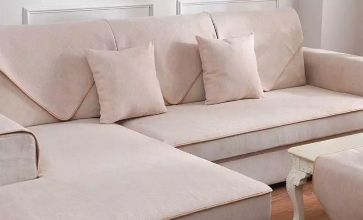 Sofa Fissure: sudut dan lipat lurus dan model lain yang berkualiti. Sofa putih dan lain-lain yang bergaya 9180_6