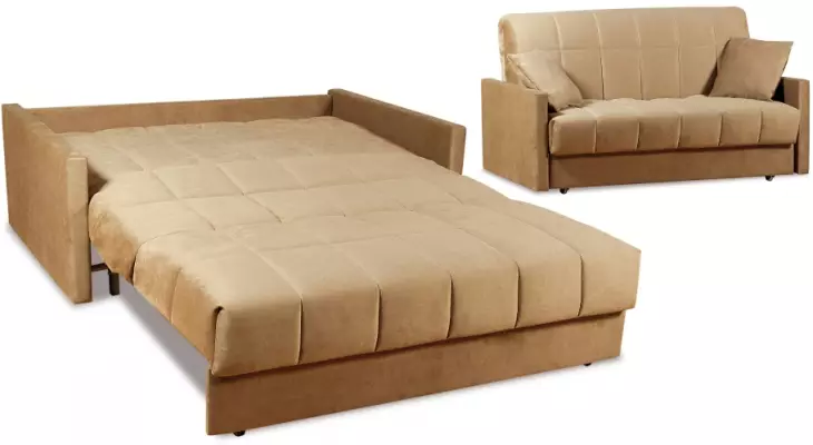 带“手风琴”机制的沙发和矫形床垫：一张没有扶手的沙发床，用于日常使用和其他型号 9184_26