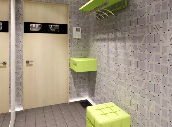 Grå inngangsparti (65 bilder): korridor design ideer i grå-hvite og andre farger. Vegger og dører, kjønn og møbler i grått i interiøret 9187_46