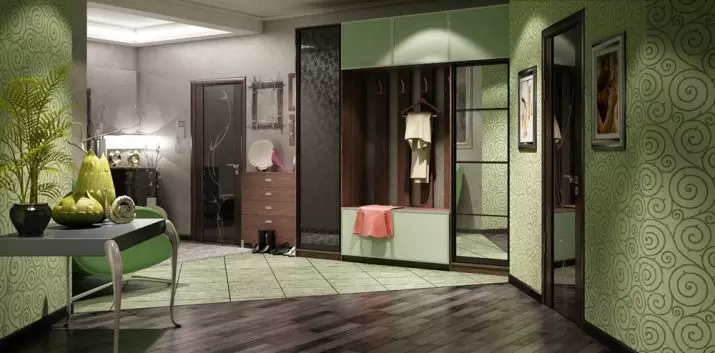 Grå inngangsparti (65 bilder): korridor design ideer i grå-hvite og andre farger. Vegger og dører, kjønn og møbler i grått i interiøret 9187_55