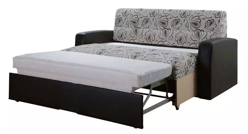 Aprēķināts dīvāns (87 fotogrāfijas): Tiešie tiešie modeļi 140 cm plata, 120 cm un 160 cm, grāmatu un citu transformācijas mehānismi 9194_33