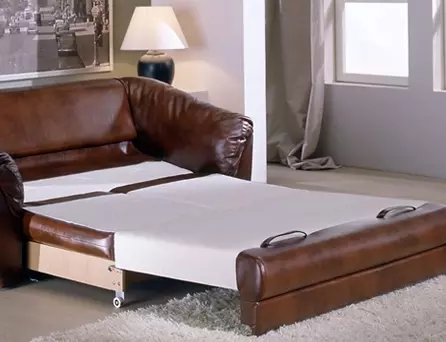 Bitung sofa (87 foto): Model langsung-wektu kanthi ukuran 140 cm, 120 cm lan 160 cm, buku lan mekanisme transformasi liyane 9194_6