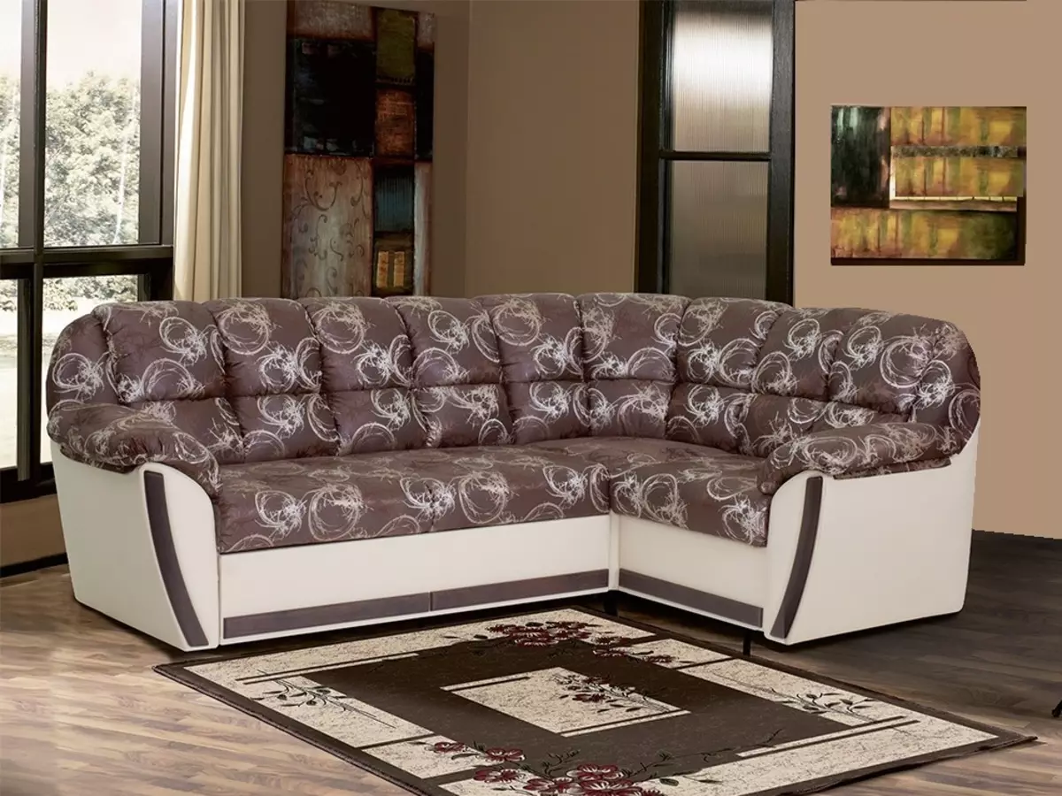 Sofa AFM: Tổng quan về góc và các loại ghế sofa, vật liệu và màu sắc khác, cơ chế chuyển đổi và lựa chọn 9196_10
