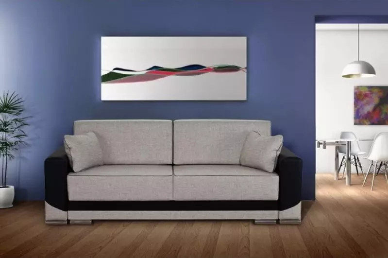 Sofa AFM: Visão geral do canto e outros tipos de sofás, materiais e cores, mecanismos de transformação e seleção 9196_8
