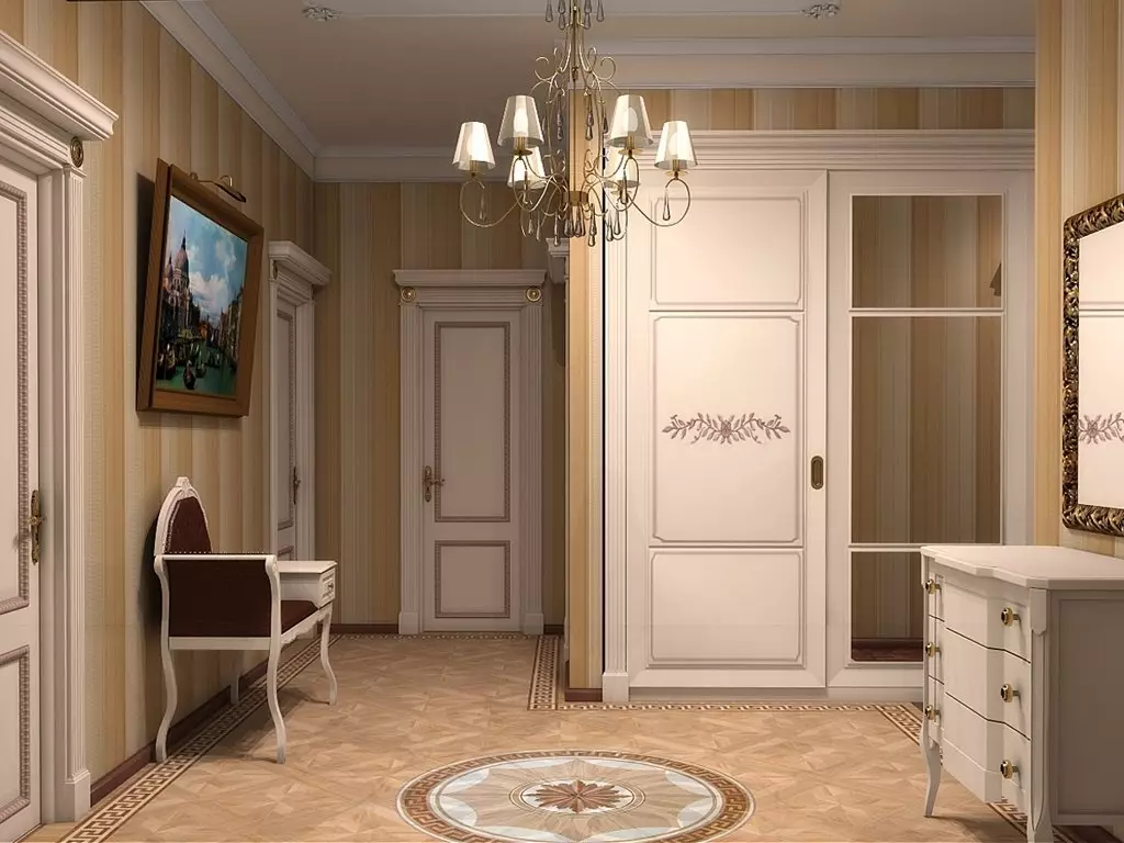 Designul coridorului (86 fotografii): Cele mai bune idei pentru crearea unui interior frumos al coridorului în apartamentul obișnuit, exemplele proiectului 9205_13