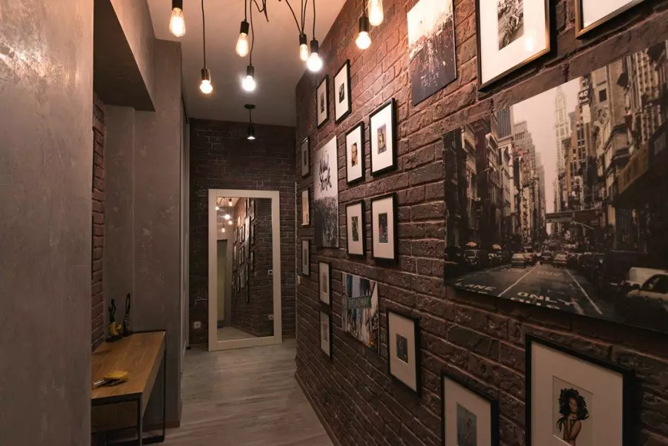Дизайнът на коридора (86 снимки): най-добрите идеи за създаване на красив интериор на коридора в обичайния апартамент, примери на проекта 9205_28