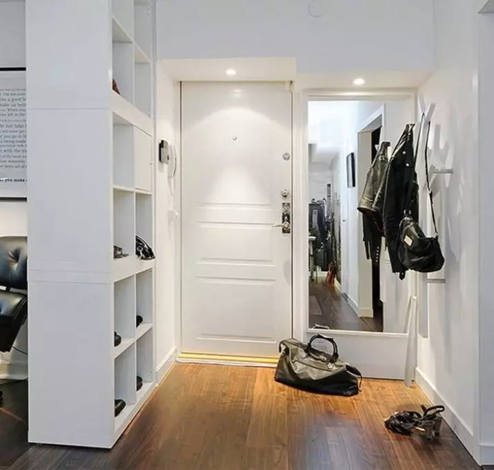 走廊設計（163張照片）：公寓內有趣的室內設計理念，創建美麗設計的項目 9207_10
