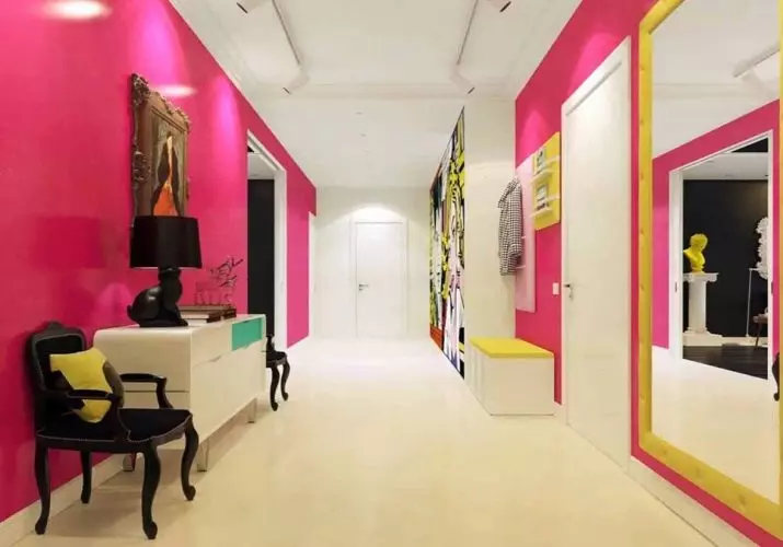 走廊設計（163張照片）：公寓內有趣的室內設計理念，創建美麗設計的項目 9207_150