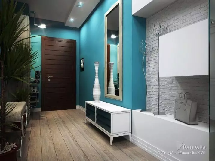 Дизайн прихожей (163 фото): цікаві ідеї оформлення інтер'єру в квартирі, проекти створення красивих дизайнерських кімнат 9207_34