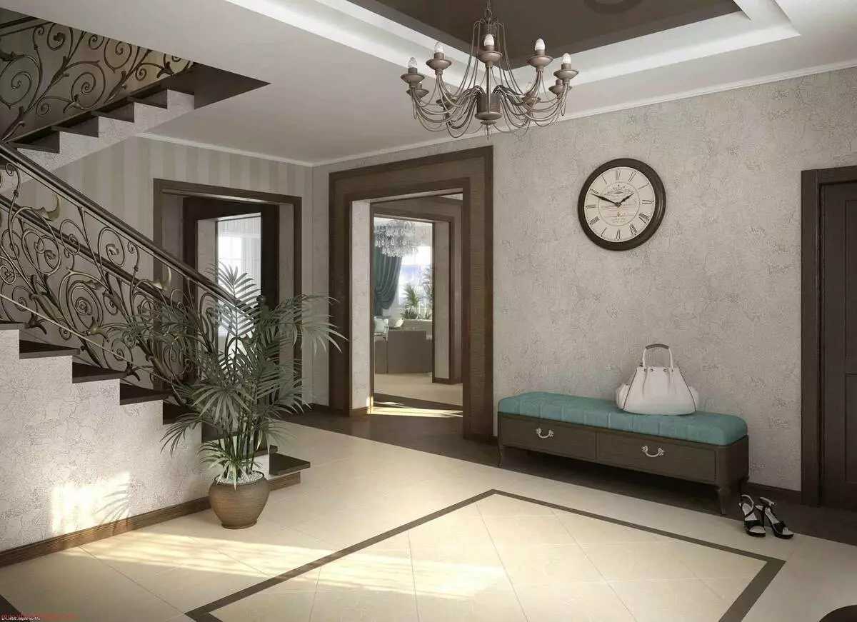 Hallway დიზაინი (163 ფოტო): საინტერესო ინტერიერის დიზაინის იდეები ბინაში, პროექტების შესაქმნელად ლამაზი დიზაინერი ოთახი 9207_51