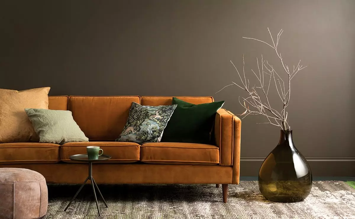 Stilski sofe (76 slike): moderne boje. Šta materijali su sada u modi? Drugi trendovi, primjeri u unutrašnjosti 9215_35