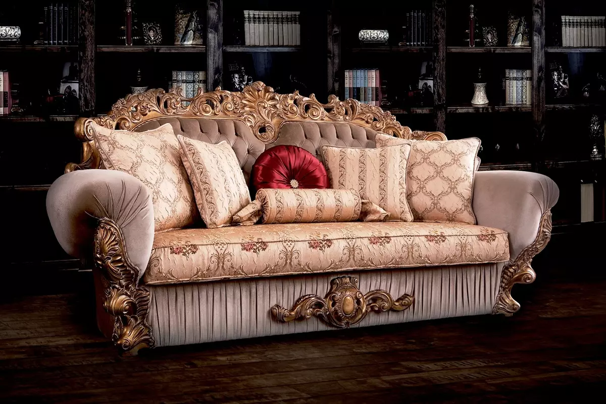 Стилистик диван (76 фото): Мотаплы төсләр. Хәзер нинди материаллар модада? Башка тенденцияләр, илләрдәге мисаллар 9215_50