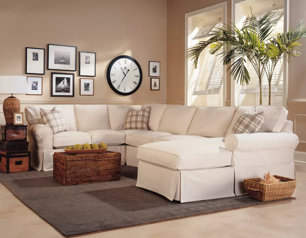 Угловой диван в стиле Кантри и Прованс