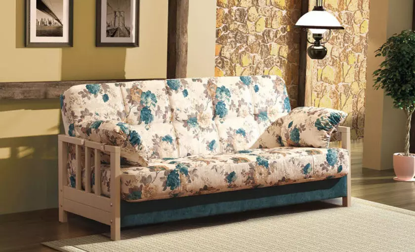 Šalies stiliaus sofa: kampiniai ir kiti modeliai. Kaip pasiimti interjerą? 9216_2
