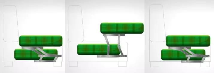 Sofas tunggal: pilih sofas lempitan (clamshells) lan model liyane 9220_15