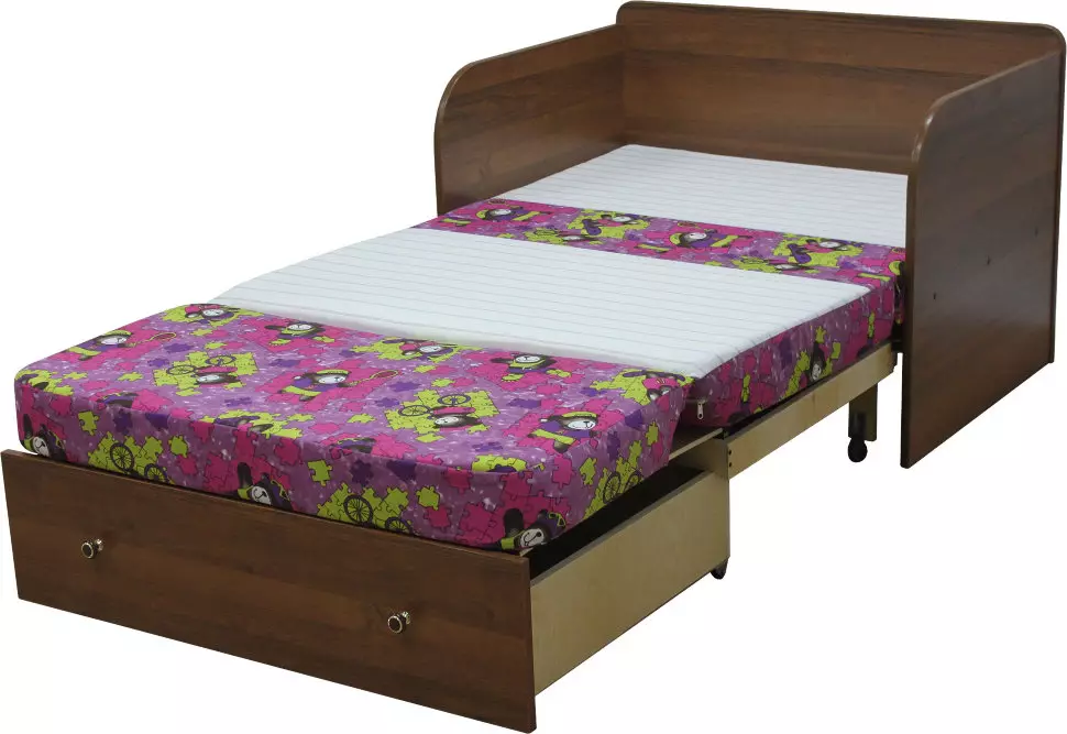 Retractable κρεβάτια καναπέδες: Retractable μοντέλα με κουτιά σεντόνια και χωρίς αυτούς, καναπέδες με λεία θέση ύπνου, μηχανισμοί 9221_24