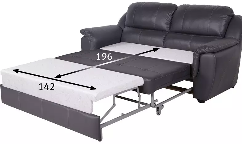Retractable Sofas Senger: Retractable Modeller med Linen Boxes og uten dem, Sofaer med et glatt soveplass, mekanismer 9221_44