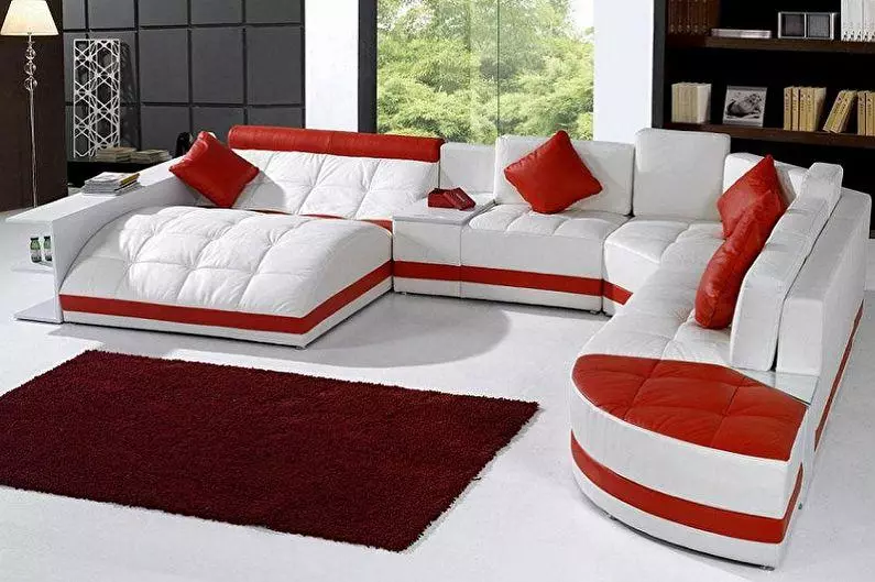 Αρθρωτός καναπέδες μετασχηματιστή (26 φωτογραφίες): Επιλέξτε έναν μετασχηματιστή με ύπνο ή καναπέ-κρεβάτι από μονάδες 9222_20