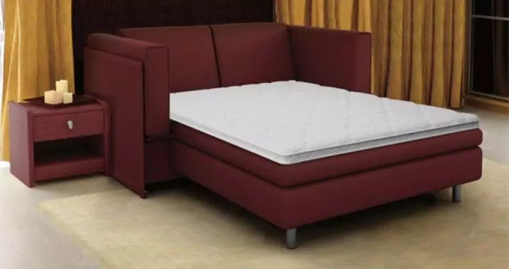 Colchones delgados en el sofá: elija para el sueño plegable, duro, coco y otros toppers, tamaños - 160x200 y 140x200, 150x200 y 120x200 9232_4