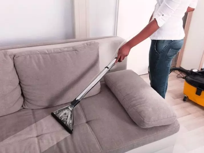 Que limpar o sofá de terra sen divorcio na casa? Como eliminar manchas en diferentes feridas? Como lavar a sosa? 9233_10