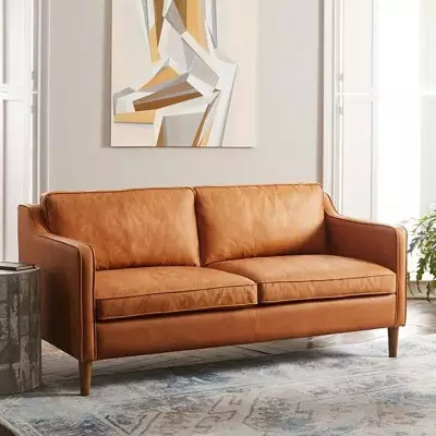 Dobbelt sofaer (54 billeder): Standardstandarder for 2-personers bløde sofaer, kompakte modeller til rekreationsbredde 140 cm og meget mere 9235_26