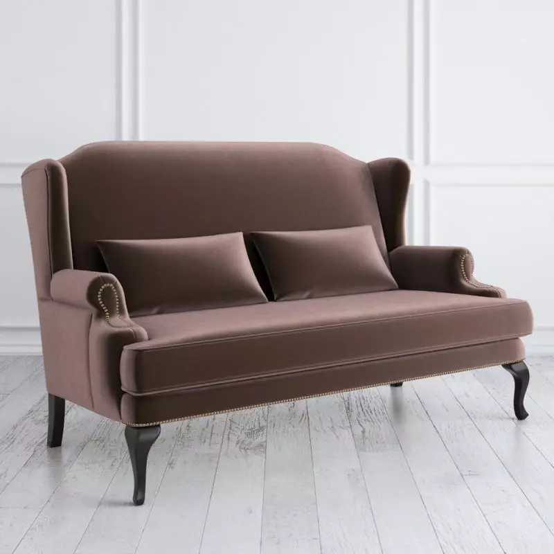 Dobbelt sofaer (54 billeder): Standardstandarder for 2-personers bløde sofaer, kompakte modeller til rekreationsbredde 140 cm og meget mere 9235_40