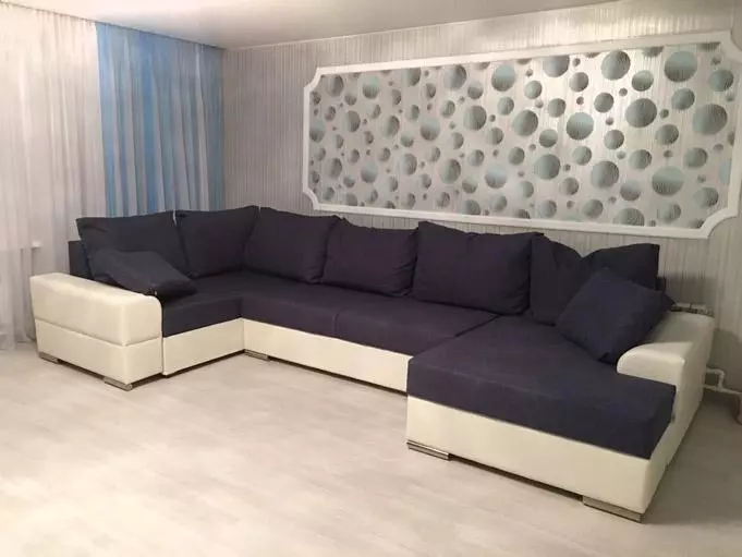 Sofa moden (47 foto): sudut dan model langsung dalam gaya moden, katil sofa lipat dan lain-lain 9250_24
