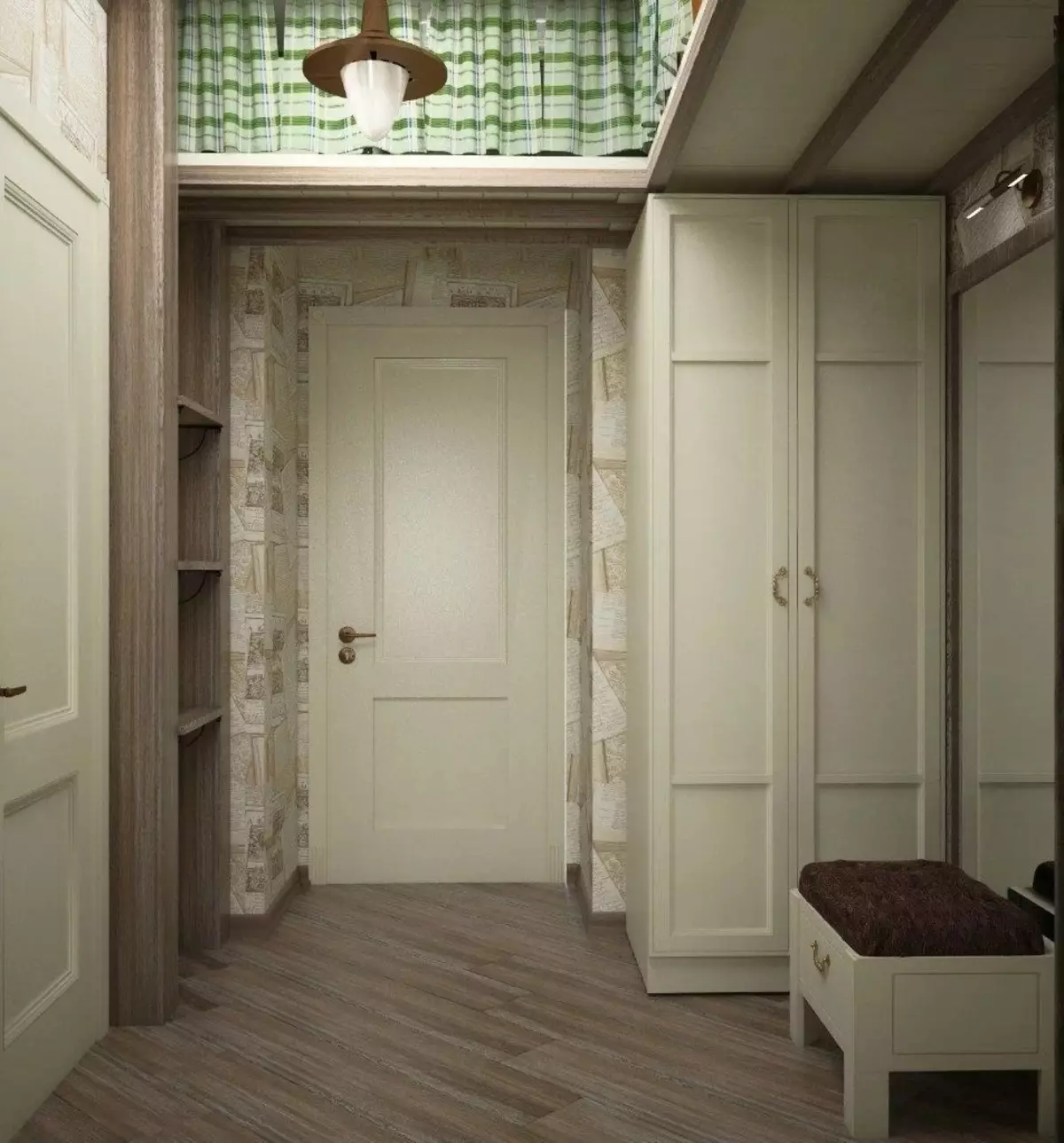 El disseny de passadís de 4 metres quadrats. M (42 fotos): Característiques de el disseny interior de l'corredor de 4 metres de llarg a l'apartament i solucions belles 9263_29