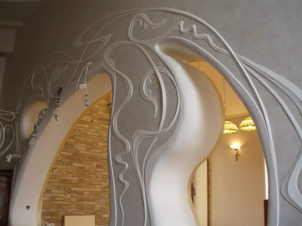 Фигурни арки из гипсокартона