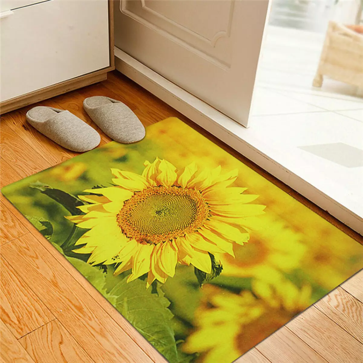 فرش در راهرو (57 عکس): فرش های جوش داده شده و تشک برای کفش در راهرو، مدل بر روی کف از فرش و مواد دیگر 9287_43
