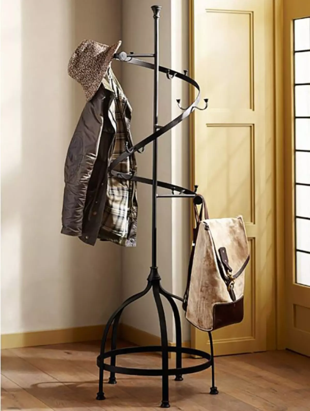 Móc treo ngoài trời ở hành lang: Chọn móc treo bằng gỗ và kim loại cho áo khoác ngoài trong hành lang, treo treo với giày và những người khác 9292_47