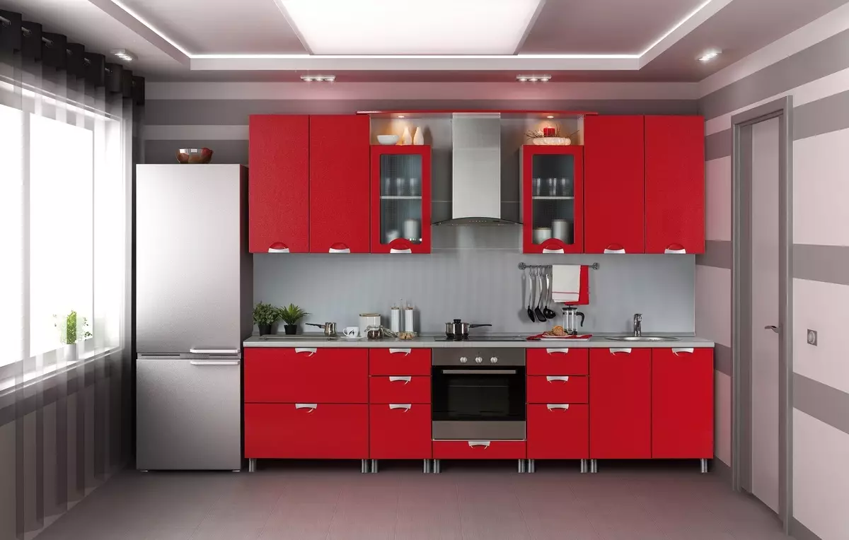 O que é uma cozinha modular? Qual é a diferença do fone de ouvido costumeiro da cozinha? Vantagens e desvantagens de cozinhas modulares 9358_25
