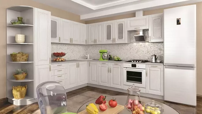 O que é uma cozinha modular? Qual é a diferença do fone de ouvido costumeiro da cozinha? Vantagens e desvantagens de cozinhas modulares 9358_40