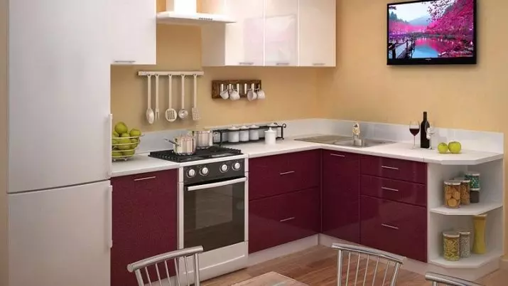 O que é uma cozinha modular? Qual é a diferença do fone de ouvido costumeiro da cozinha? Vantagens e desvantagens de cozinhas modulares 9358_43
