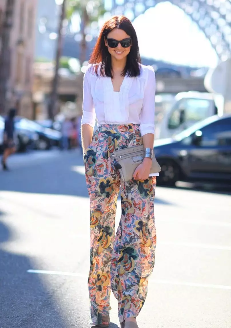 Pants in Flower (44 photos): What to wear 935_16