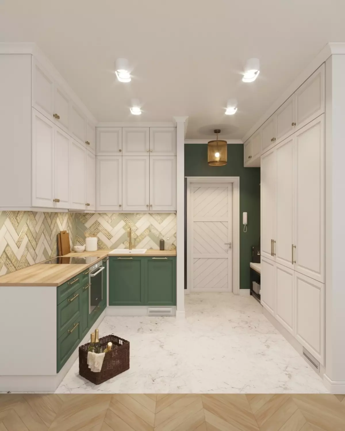 翡翠厨房（35张）：在室内设计，白色翡翠厨房等组合颜色特征 9360_10