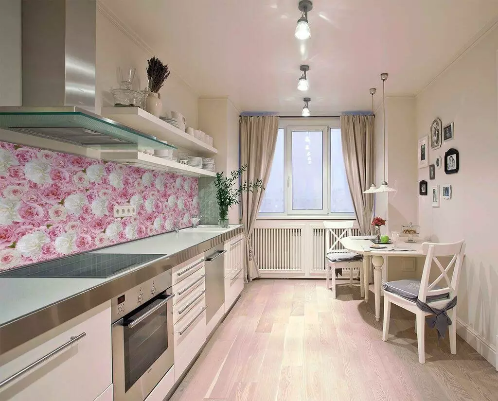 Уютна кухня (79 снимки): Как да създадем комфорт в кухнята в апартамента? Красиви дизайнерски идеи за леки кухни. Как да го оборудваме? 9370_34