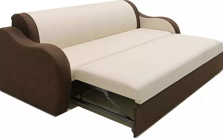 Ghế sofa bếp thẳng (62 ảnh): Ghế sofa nhỏ cho nhà bếp không có phòng ngủ, tùy chọn thiết kế nội thất 9376_31