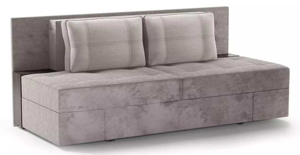 sofas Straight ikhitshi (62 iifoto): sofas ezincinane ngokuba ekhitshini ngaphandle lokulala, ifenitshala iinketho design 9376_35